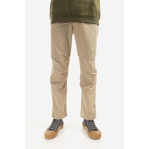 Maharishi spodnie Original Dragon męskie kolor beżowy proste 8127SAND-SAND ze sklepu PRM w kategorii Spodnie męskie - zdjęcie 161410737