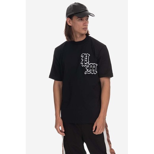 Phenomenon t-shirt bawełniany x MCM Big Visetos Mock kolor czarny z nadrukiem MHTDSJP01BK-BK ze sklepu PRM w kategorii T-shirty męskie - zdjęcie 161410988