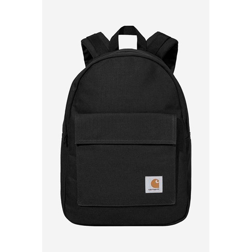 Carhartt WIP plecak bawełniany Dawn Backpack I031588 kolor czarny duży z aplikacją I031588-HAMILTONBR ze sklepu PRM w kategorii Plecaki - zdjęcie 161411089