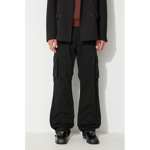Alpha Industries spodnie Jet Pant męskie kolor czarny proste 101212.03 ze sklepu PRM w kategorii Spodnie męskie - zdjęcie 161411115