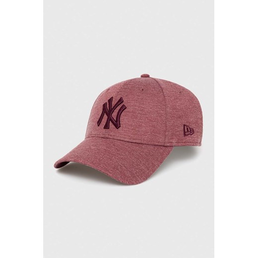 New Era czapka z daszkiem kolor bordowy melanżowa NEW YORK YANKEES 60348848.MRNWHI-MRNWHI ze sklepu PRM w kategorii Czapki z daszkiem damskie - zdjęcie 161411435