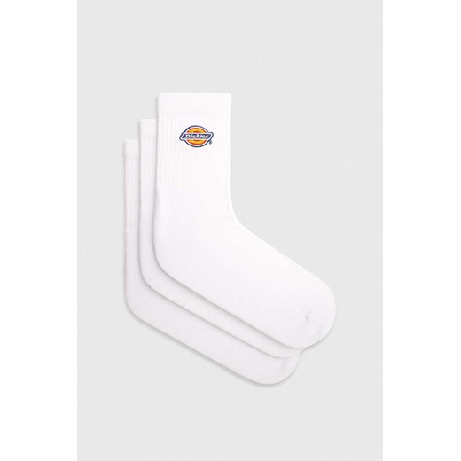 Dickies skarpetki 3-pack kolor biały DK0A4Y9OWHX1-WHITE ze sklepu PRM w kategorii Skarpetki damskie - zdjęcie 161411497