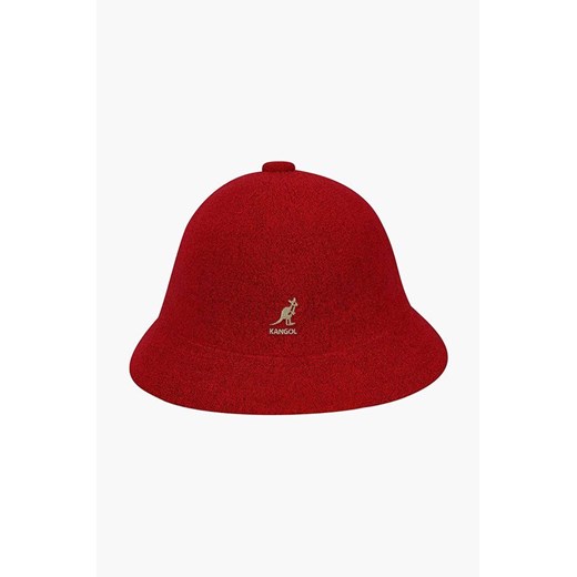 Kangol kapelusz Bermuda Casual kolor czerwony 0397BC.SCARLET-SCARLET ze sklepu PRM w kategorii Kapelusze damskie - zdjęcie 161411578