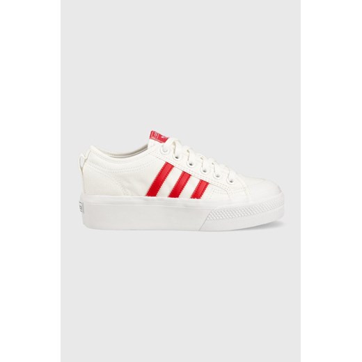 adidas Originals tenisówki Nizza Platform HQ1902 damskie kolor biały 36 2/3 PRM
