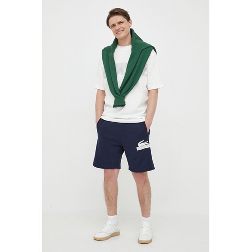 Lacoste szorty bawełniane kolor granatowy GH5582-166 Lacoste L okazja PRM