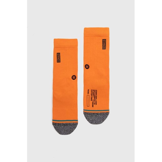 Stance skarpetki Street kolor pomarańczowy A556D20STR-ORA ze sklepu PRM w kategorii Skarpetki damskie - zdjęcie 161412669