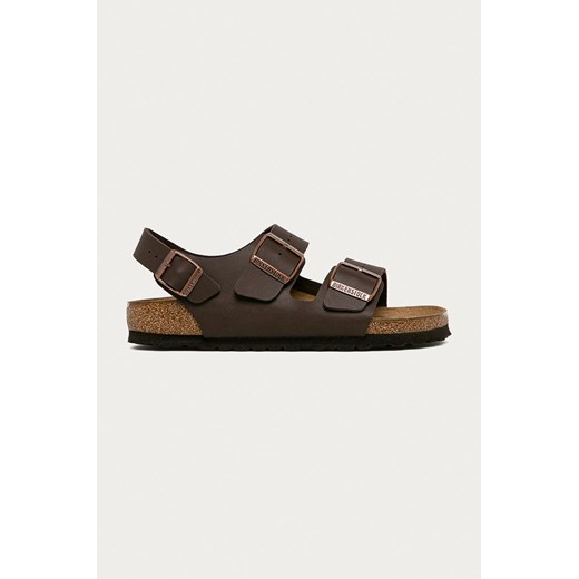 Birkenstock - Sandały Milano 34703 34703-Dark.Brown ze sklepu PRM w kategorii Sandały damskie - zdjęcie 161412916