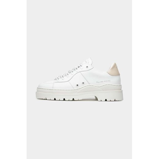 Filling Pieces sneakersy skórzane Court Serrated kolor biały 89128861042 89128861042-Lamb ze sklepu PRM w kategorii Buty sportowe damskie - zdjęcie 161413907