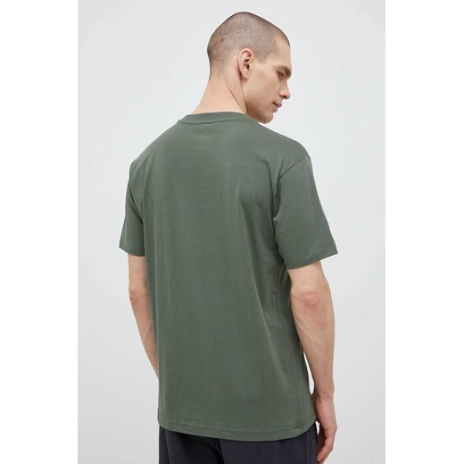 New Balance t-shirt bawełniany kolor zielony wzorzysty MT31541DON-DON New Balance S okazyjna cena PRM