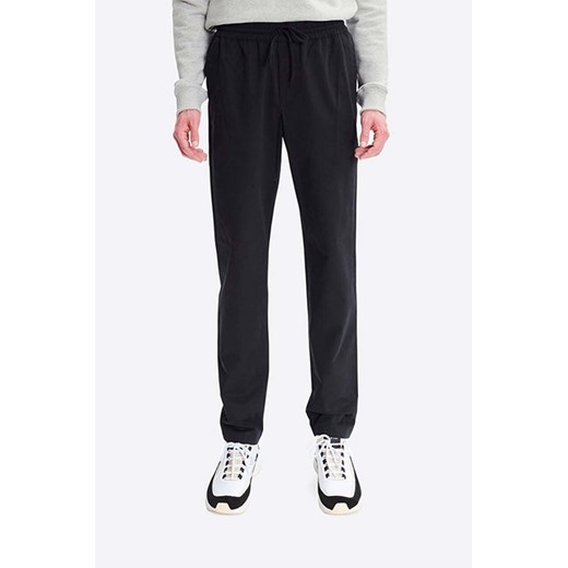 A.P.C. spodnie bawełniane męskie kolor czarny proste COERD.H08354-BLACK ze sklepu PRM w kategorii Spodnie męskie - zdjęcie 161415046