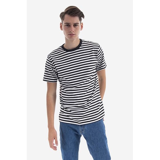 Norse Projects t-shirt bawełniany Niels Classic Stripe kolor biały wzorzysty N01.0563.9999-9999 ze sklepu PRM w kategorii T-shirty męskie - zdjęcie 161415497