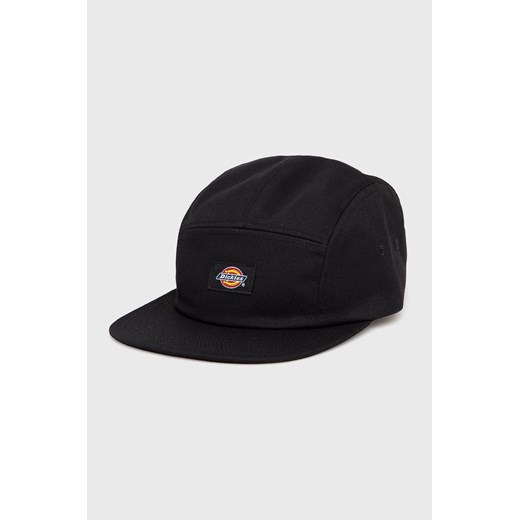 Dickies czapka kolor czarny gładka DK0A4XC1BLK-BLACK ze sklepu PRM w kategorii Czapki z daszkiem męskie - zdjęcie 161415657