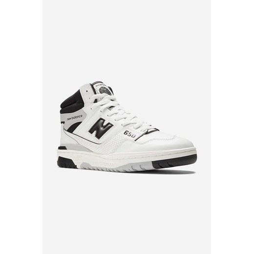 Buty sportowe męskie białe New Balance sznurowane