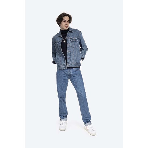 A.P.C. kurtka jeansowa Veste Jean Us męska kolor granatowy przejściowa M PRM