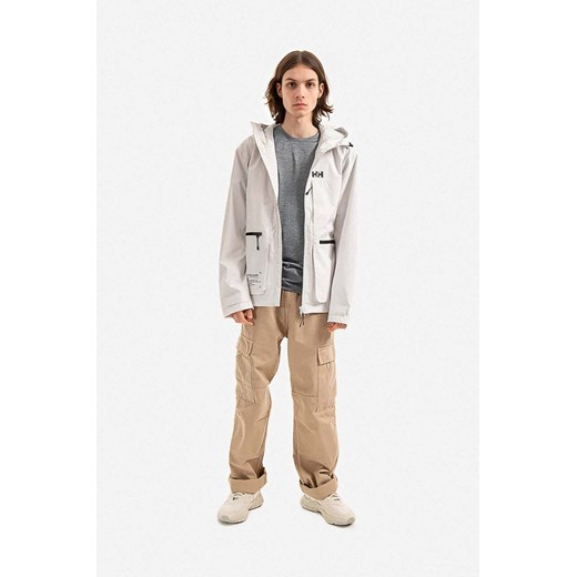 Helly Hansen kurtka przeciwdeszczowa Move Hooded Rain Jacket męska kolor biały Helly Hansen S PRM