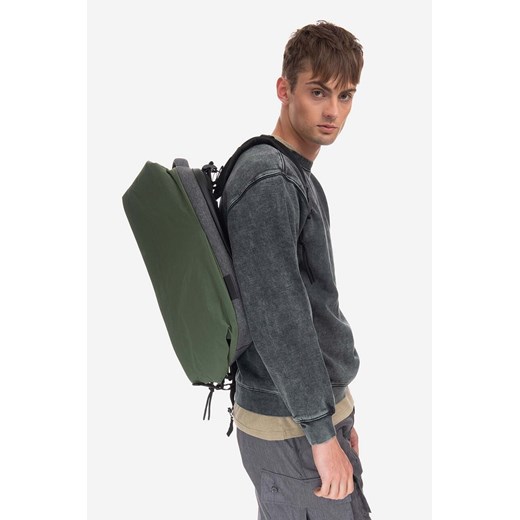 Cote&Ciel plecak kolor zielony duży gładki 29014-ZIELONY ze sklepu PRM w kategorii Plecaki - zdjęcie 161416938