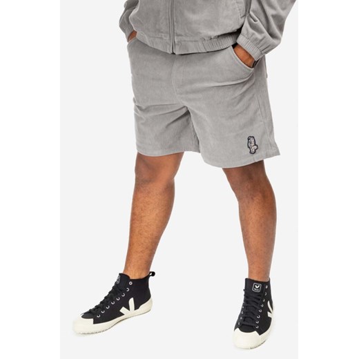 Billionaire Boys Club szorty Corduroy Shorts męskie kolor szary B22208-GREY ze sklepu PRM w kategorii Spodenki męskie - zdjęcie 161416979