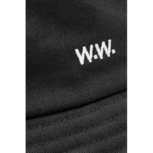 Wood Wood kapelusz bawełniany Ossian Bucket Hat 12240817-7083 BLACK kolor czarny Wood Wood ONE PRM