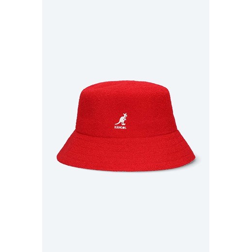 Kangol kapelusz Bermuda Bucket kolor czerwony K3050ST.SCARLET-SCARLET ze sklepu PRM w kategorii Kapelusze damskie - zdjęcie 161417038