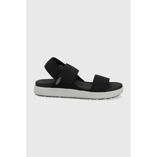 Keen sandały Elle Backstrap damskie kolor czarny na platformie 1022620-BLACK ze sklepu PRM w kategorii Sandały damskie - zdjęcie 161417478