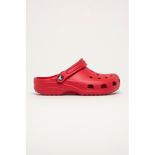 Crocs klapki Classic damskie kolor czerwony 10001 ze sklepu PRM w kategorii Klapki damskie - zdjęcie 161418049