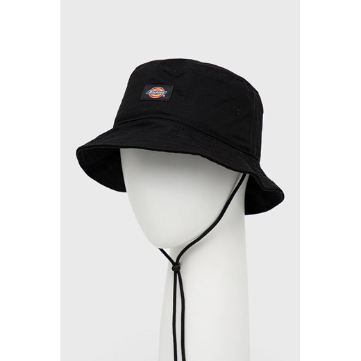 Dickies kapelusz bawełniany kolor czarny bawełniany DK0A4XXSBLK-BLACK ze sklepu PRM w kategorii Kapelusze damskie - zdjęcie 161418087