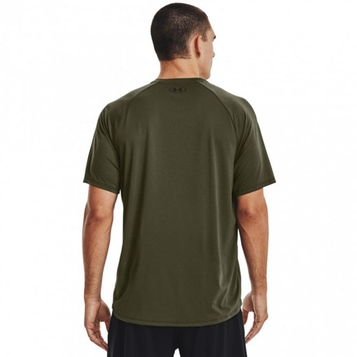 Męska koszulka treningowa UNDER ARMOUR Tech 2.0 SS Tee Novelty - khaki ze sklepu Sportstylestory.com w kategorii T-shirty męskie - zdjęcie 161422919