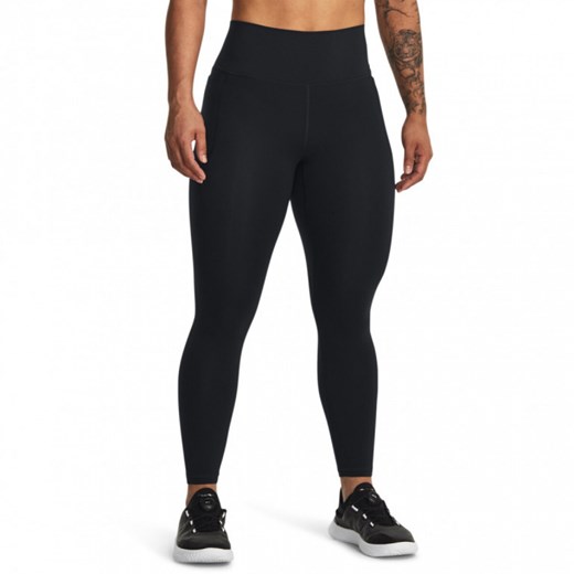Damskie legginsy treningowe Under Armour Meridian Ankle Leg - czarne ze sklepu Sportstylestory.com w kategorii Spodnie damskie - zdjęcie 161423069