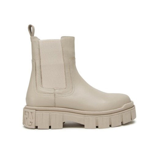 Workery damskie beżowe Gino Rossi płaskie casual 