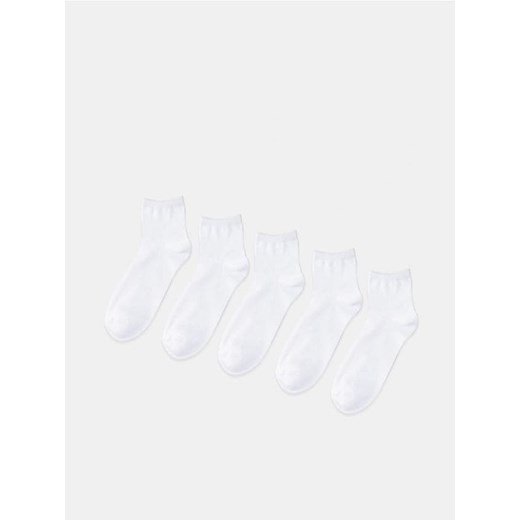 Sinsay - Skarpetki 5 pack - biały ze sklepu Sinsay w kategorii Skarpetki damskie - zdjęcie 161432307