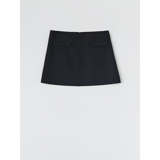 Sinsay - Spódnica mini trapezowa - czarny Sinsay XXL Sinsay wyprzedaż