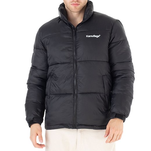 Kurtka Kamuflage Puff Mini Logo KU-KAM-KBK1SLOGO-BLACK - czarna Kamuflage S okazyjna cena streetstyle24.pl