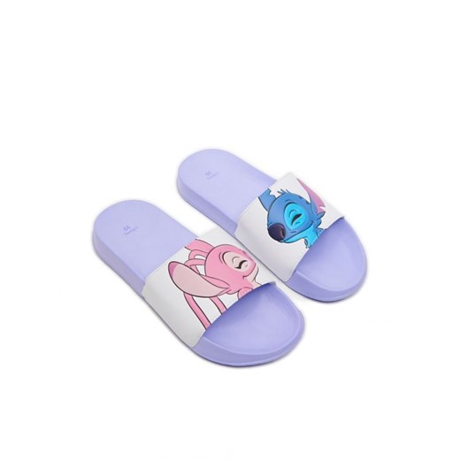 Cropp - Klapki Lilo i Stitch - fioletowy Cropp 38 Cropp wyprzedaż