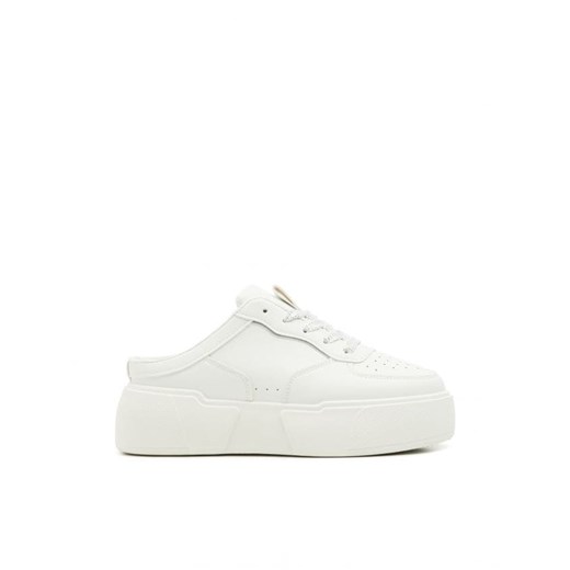 Cropp - Białe sneakersy na platformie - biały Cropp 40 okazyjna cena Cropp