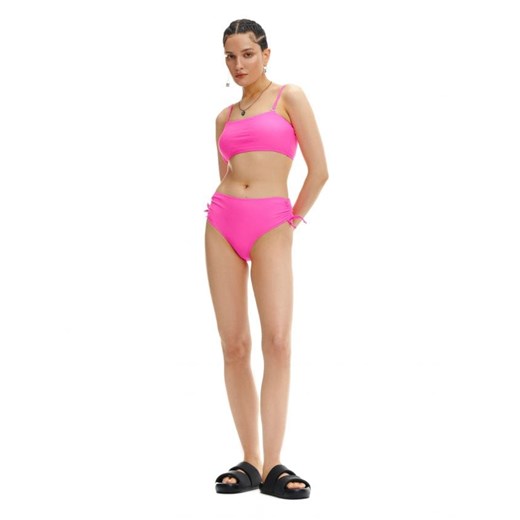 Cropp - Różowy top bikini - różowy Cropp XL okazja Cropp