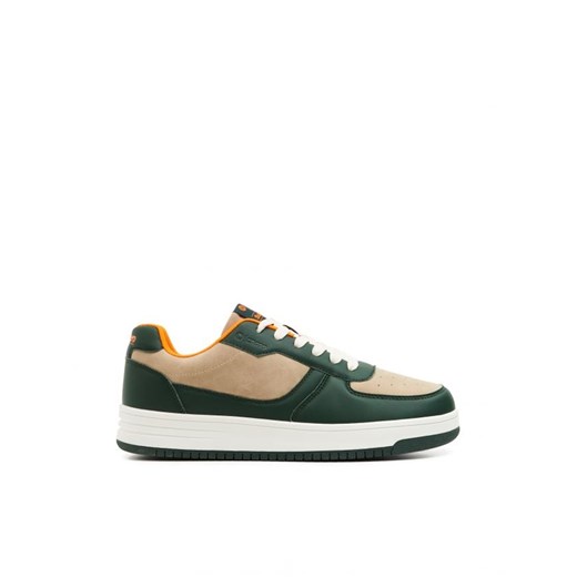 Cropp - Zielono-beżowe sneakersy - zielony Cropp 43 Cropp