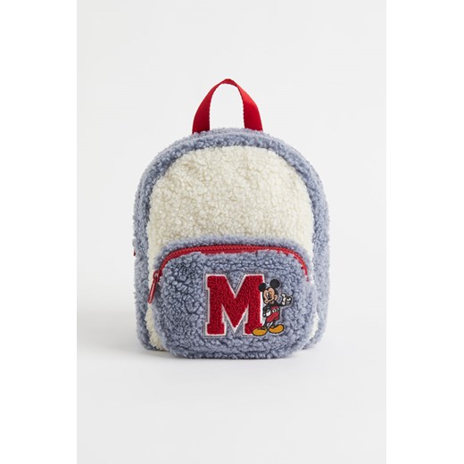H & M - Rucksack aus Teddyfleece mit Stickmotiven - Beige - Kinder H & M ONESIZE H&M