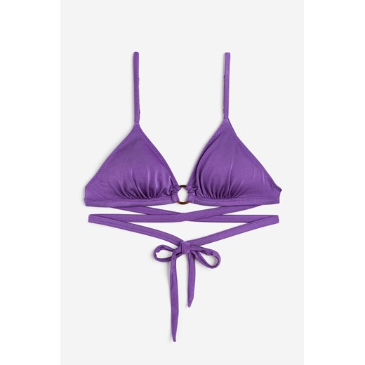 H & M - Carly Padded Bikini Top - Lila - Damen H & M 80C/D H&M