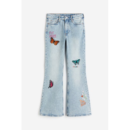 H & M - Flared Leg High Jeans - Blau - Kinder H & M 158 H&M