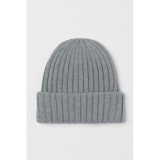 H & M - Gerippte Mütze - Grau - Herren H & M ONESIZE H&M
