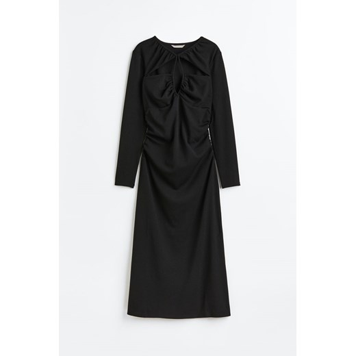 H & M - Kleid mit Cut-out - Schwarz - Damen H & M XL H&M