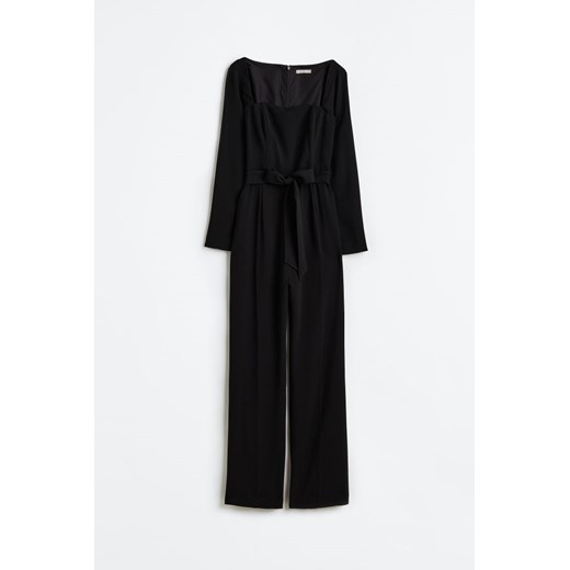 H & M - Figurbetonter Jumpsuit - Schwarz - Damen H & M 34 H&M