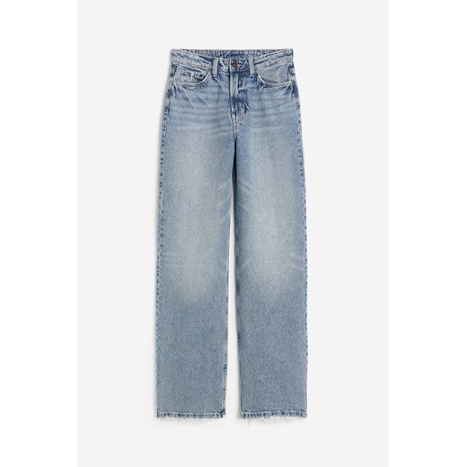 H & M - Wide Ultra High Jeans - Blau - Damen H & M 50 H&M