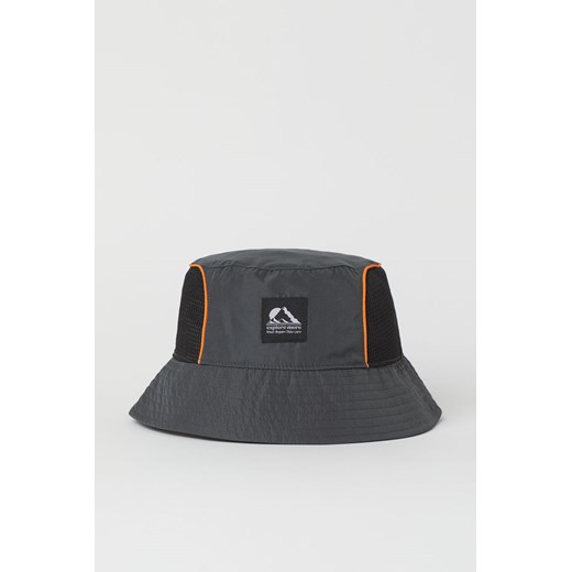 H & M - Bucket Hat mit Kinnband - Grau - Damen H & M S/54 H&M