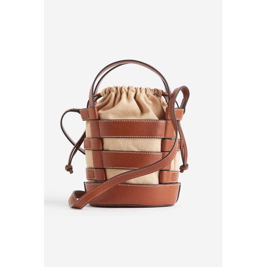 H & M - Torebka worek - Beżowy H & M One Size H&M