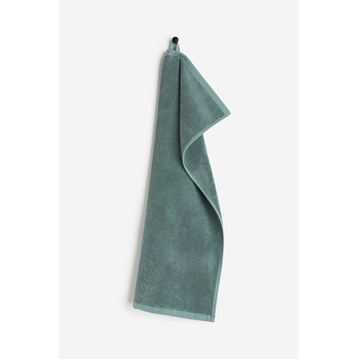 H & M - Ręcznik z bawełnianej frotte - Zielony H & M uniwersalny H&M