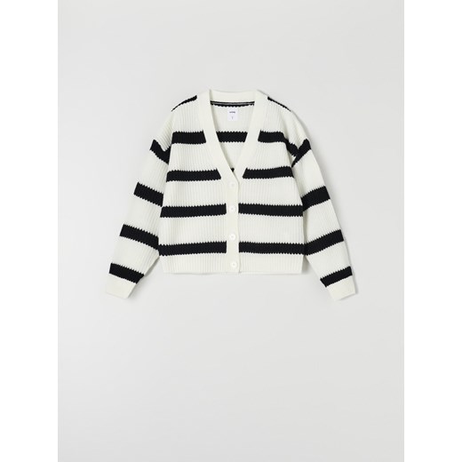 Sweter damski Sinsay w serek w paski