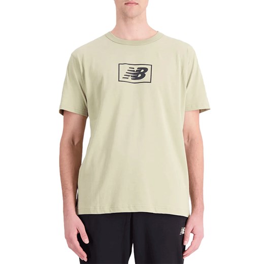 Koszulka New Balance MT33512FUG - zielona ze sklepu streetstyle24.pl w kategorii T-shirty męskie - zdjęcie 161518155