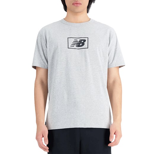 Koszulka New Balance MT33512AG - szara ze sklepu streetstyle24.pl w kategorii T-shirty męskie - zdjęcie 161518158