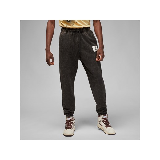 Męskie spodnie z efektem sprania Jordan Flight Fleece - Czerń Jordan 2XL Nike poland
